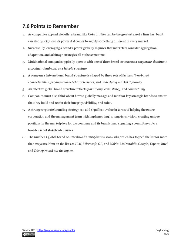 Fundamentals of Global Strategy - Page 168